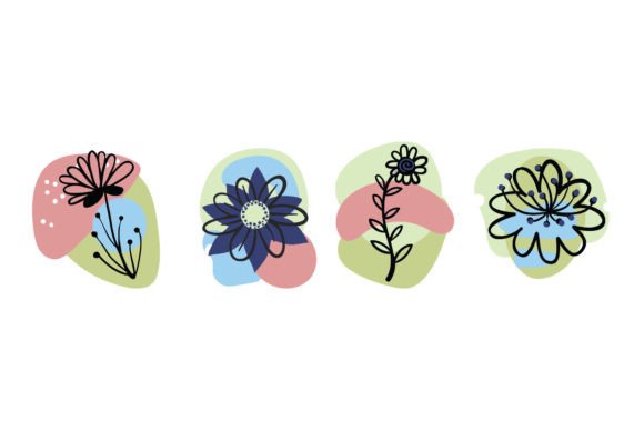 Bringing Natural Charm to Your Projects with Hand Drawn Floral Decorative