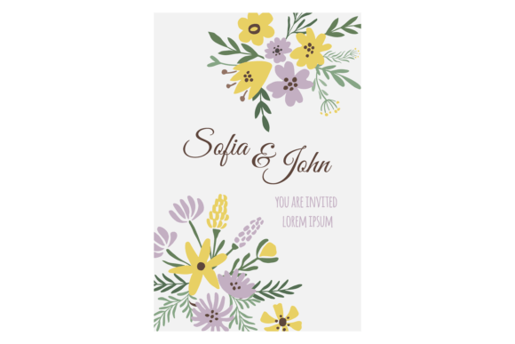 Elevating Your Wedding Communication with the Floral Bouquet Wedding Card Template