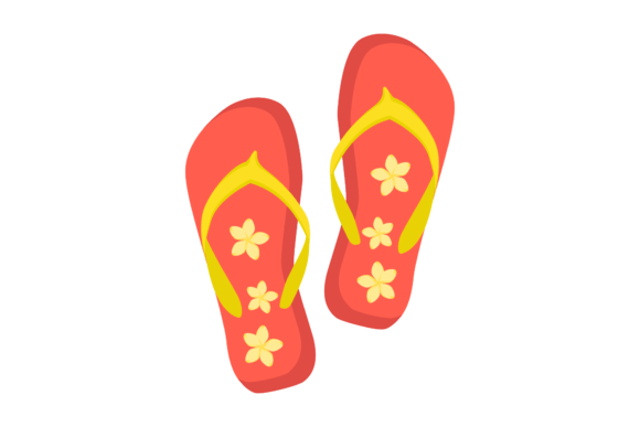 Floral Beach Sandals: A Versatile Digital Asset for Modern Creators