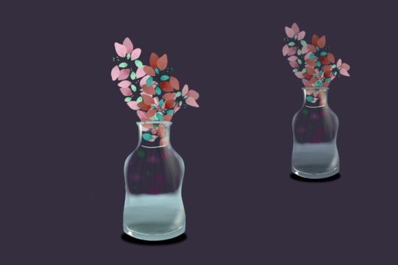 Floral Bottle Design Elegance