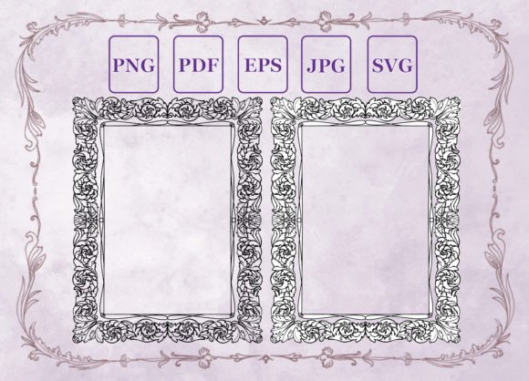 The Art of Personalization: The Vector Floral Monogram Frame Vintage in Modern Design