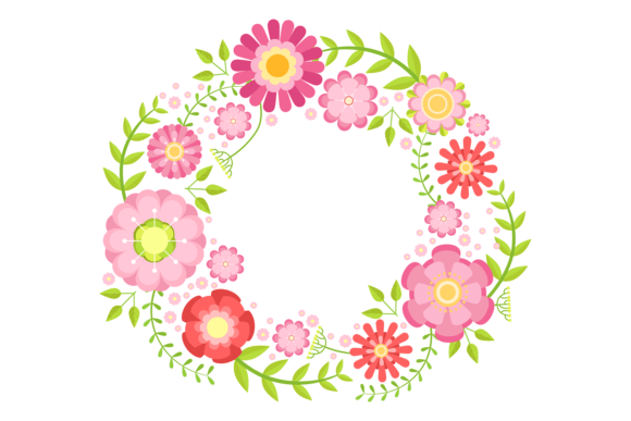 The Art of Simplicity: Crafting with the Cute Floral Circle. Green Branch Wreath