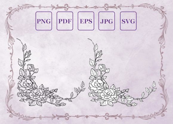 The Corner Element Openwork Floral Frame: Your Gateway to Elevated Design