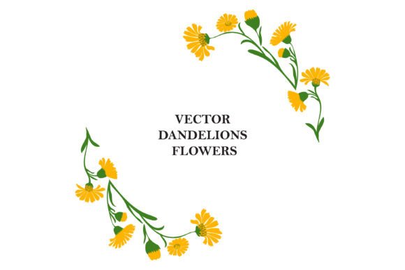 The Dandelion Border: From Botanical Illustration to Modern Design Asset