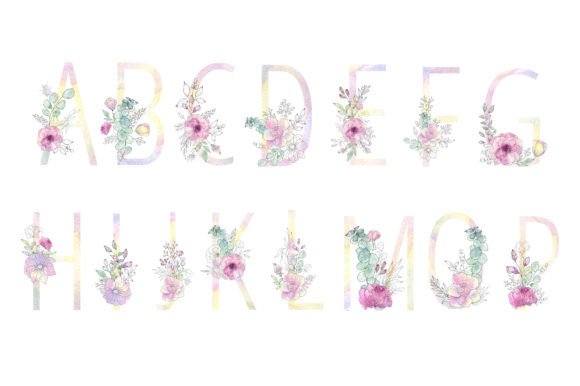 The Practical Elegance of Watercolor Floral Alphabets in Modern Design Workflows