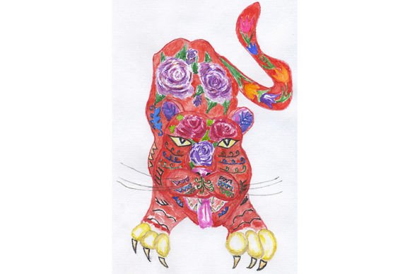 The Strategic Power of the Tiger with Floral Motif in Visual Communication