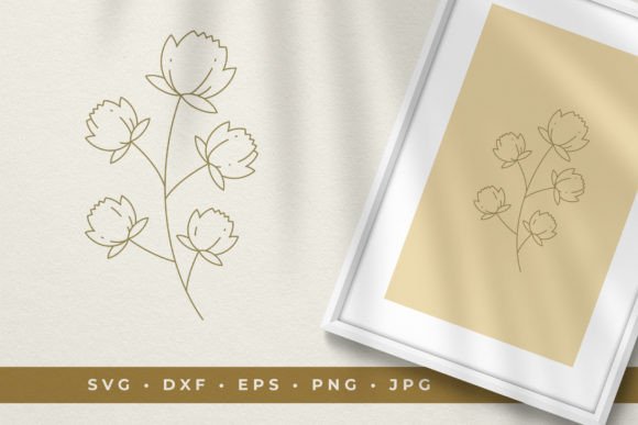 Unlock Creative Possibilities with Minimalist Floral Line Art Design