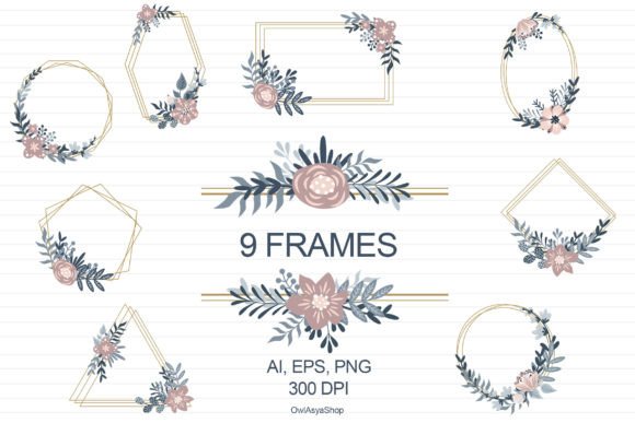 Unlock Creative Projects with Floral Frame Clipart