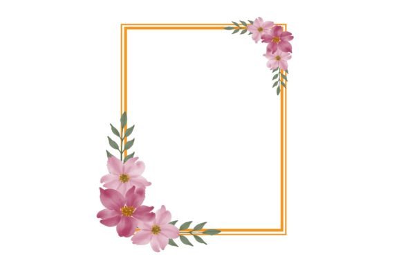 Why Pink Watercolor Floral Frame Collections Are a Designer’s Essential